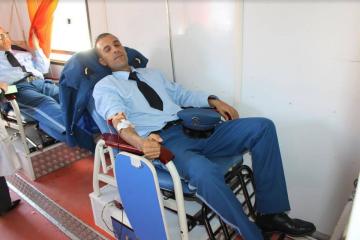 حملة تبرع بالدم واسعة في صفوف الأمن بسيدي بلعباس