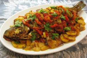 RECETTE TAJINE DE POISSON M’CHERMEL