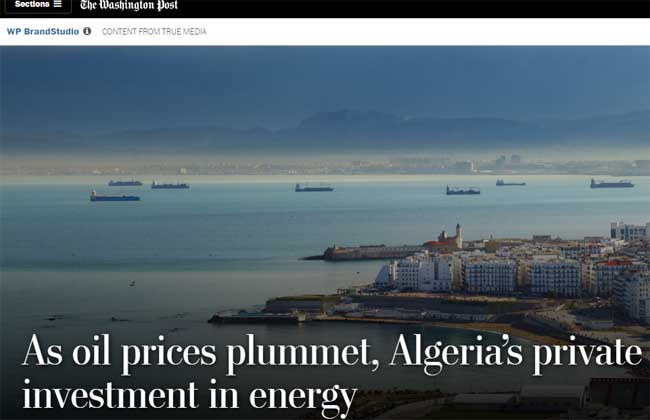 L'Algérie fait de la pub pour vanter ses