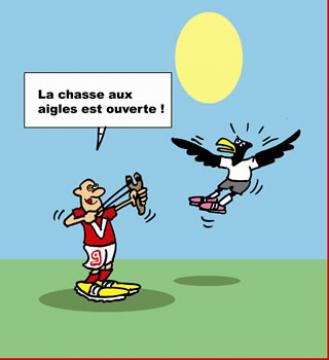 l'aigle noir à quelques pas du titre