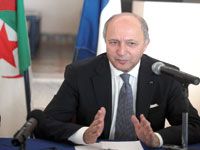 Laurent Fabius à propos des relations algéro-françaises                                    'Une nouvelle page est en train de s'écrire