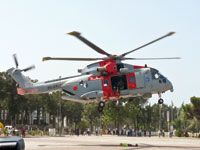L'opération a ciblé un groupe de 12 jeunes campeurs en difficulté                                    Première mission SAR du Merlin EH 101 réussie au large de Annaba