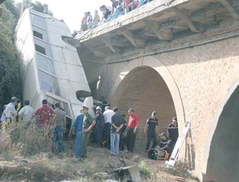 حوادث المرور تودي بحياة 107 أشخاص خلال ستة أيام