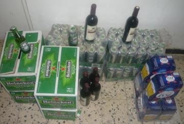 حجز 2536 وحدة خمر ببسكرة وأدرار