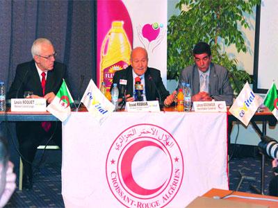 Cevital verse un don prélevé de ses ventes au Croissant-Rouge algérien                                    Action de solidarité durant le Ramadhan