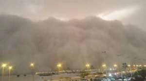 عواصف هوجاء وزوابع رملية قوية تجتاح أدرار