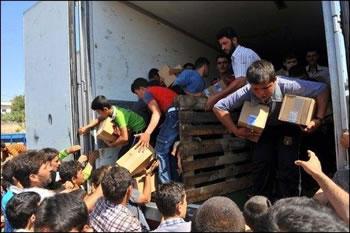 Le devoir de solidarité                                    SYRIENS REFUGIES EN ALGERIE