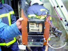 Un phénomène inquiétant                                    Blida, Incendies de compteurs électriques