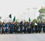 السلطة تساوم المحتجين بقطع لقمة العيش عنهم                                    الحرس البلدي يصرون على السير إلى العاصمة