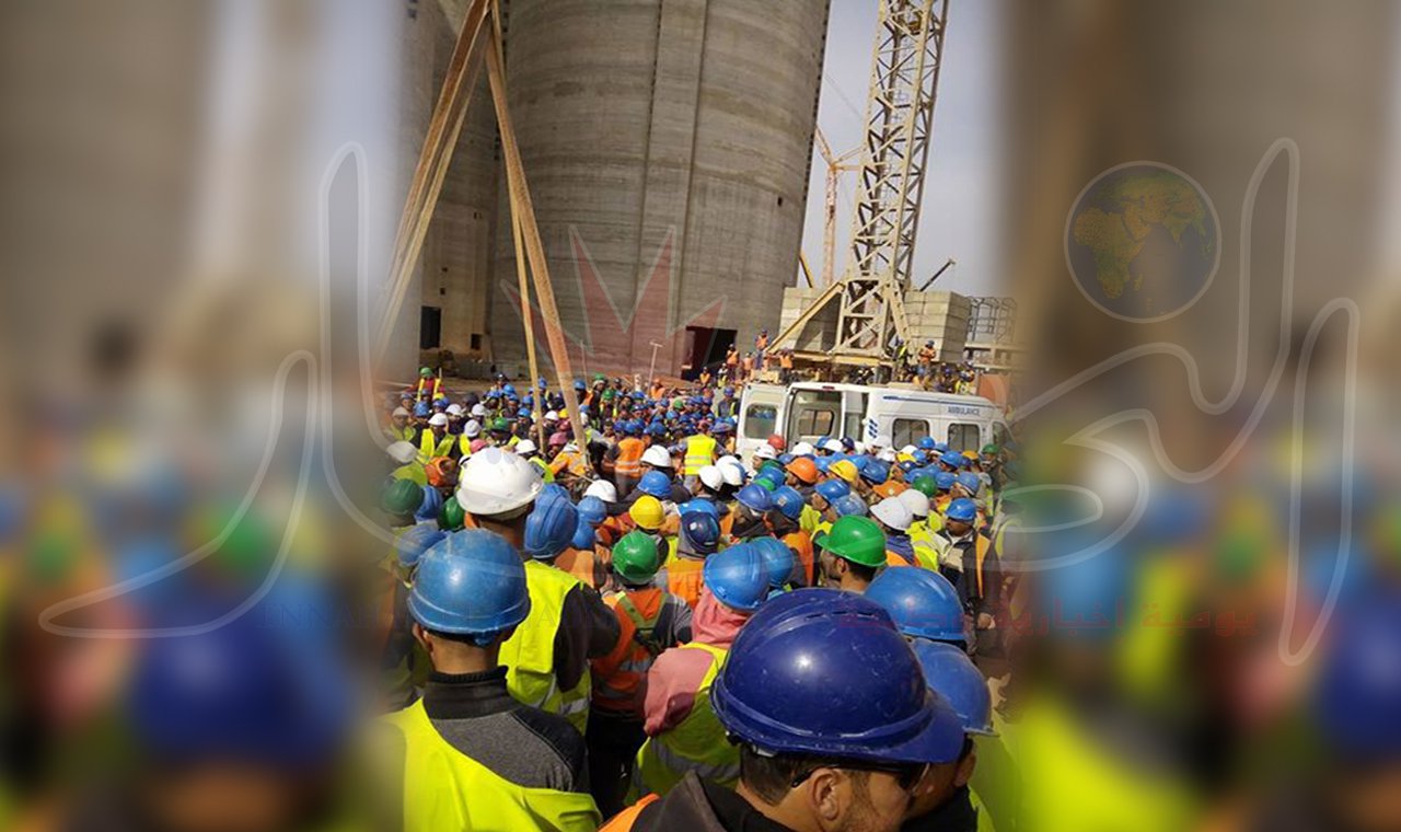 بالفيديو..ارتفاع حصيلة حادث سقوط الرافعة في مصنع الاسمنت بالشلف