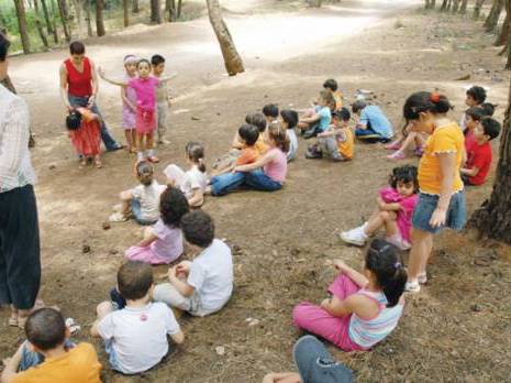 un véritable casse-tête                                    Garde des enfants durant la saison estivale