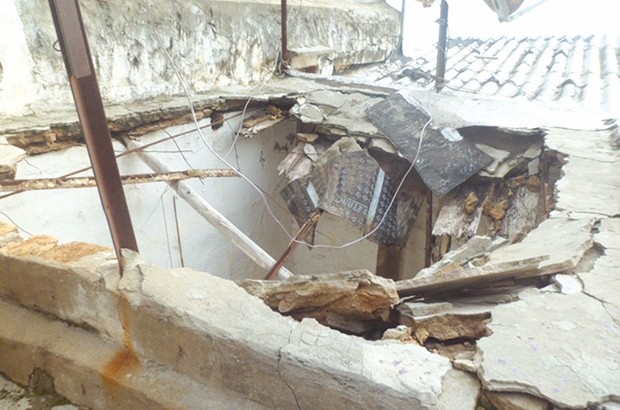 Menace d'effondrement à la rue Kadi-Saïd