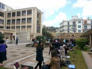 طلبة المدرسة العليا للفنون الجميلة يعودون للاحتجاج مجددا