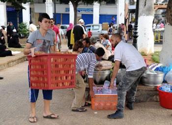 Le Croissant-Rouge à la rescousse                                    REFUGIES SYRIENS EN ALGERIE