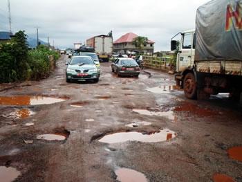 L'état des routes et le cadre de vie dégradé