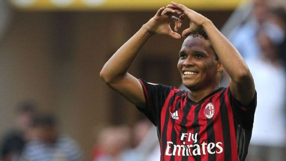 Le Milan AC donne sa position pour Bacca