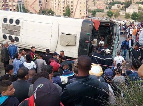 ستة قتلى و28 جريحا على الأقل في حادث مرور بتيارت