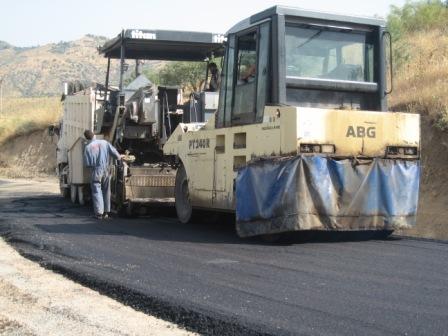 Draa Kébila, revêtement du chemin communal Maatia-Makhechouf