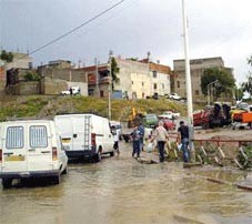 Oued polluant à Zenati