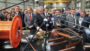 سلال يدشّن وحدة صناعة النحاس في المدية