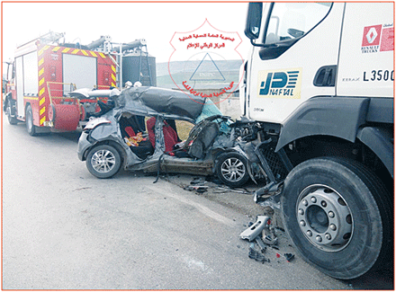 الحادث وقع على الطريق الوطني 20 بقالمة