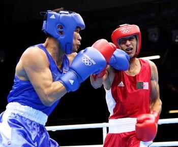 Quarts de finale en vue pour les boxeurs Rahou et Brahimi                                    PARTICIPATION ALGERIENNE