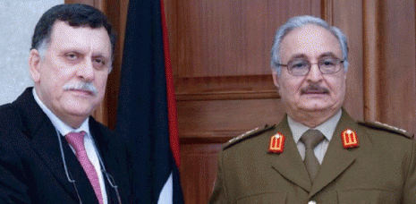 Le maréchal Haftar et Fayez El Sarraj font un pas vers la paix