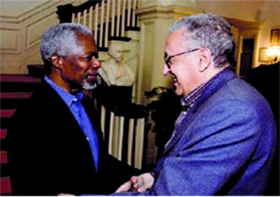 L'Algérien Lakhdar Brahimi pourrait succéder à Koffi Annan