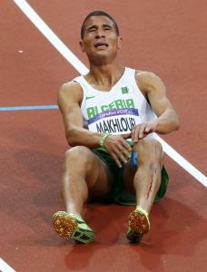 JO2012 / Athlétisme : L'Algérien Makhloufi, blessé, abandonne en cours de course