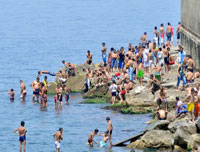 Alger                                    Rush nocturne sur la Grande Bleue