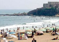 Boumerdès                                    Grande affluence sur les plages