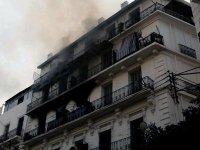 Incendie dans un immeuble à la rue Larbi-Ben-M'hidi                                    Alger