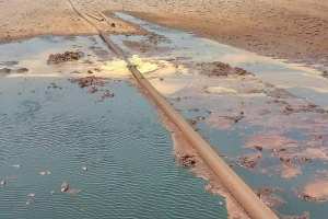 ضياع كميات كبيرة من البترول في تسرب بإيليزي