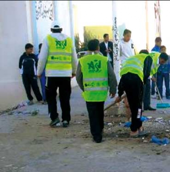 حملة تنظيف واسعة بمستشفى الطاهيربجيجل