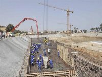 Grande mosquée d'Alger : le coulage de béton des fondations entamé