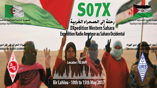 L'Association nationale amateurs radio algériens visite le camp des réfugiés «Bir Lahlou»