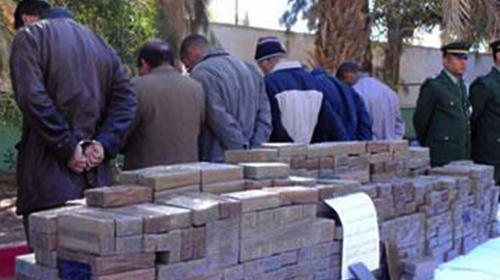 Six personnes sous mandat de dépôt et une quantité de kif traité saisie