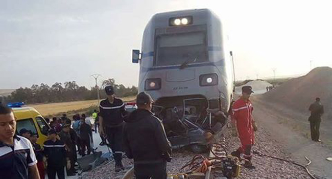 EL MATMAR (RELIZANE) : 3 morts dans la collision d'un train avec une voiture