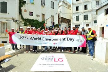 Les employés de LG rassemblés pour une cause digne