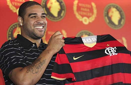 Brésil : Flamengo offre une «nouvelle» chance à Adriano