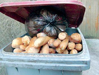 120 millions de baguettes dans les poubelles!
