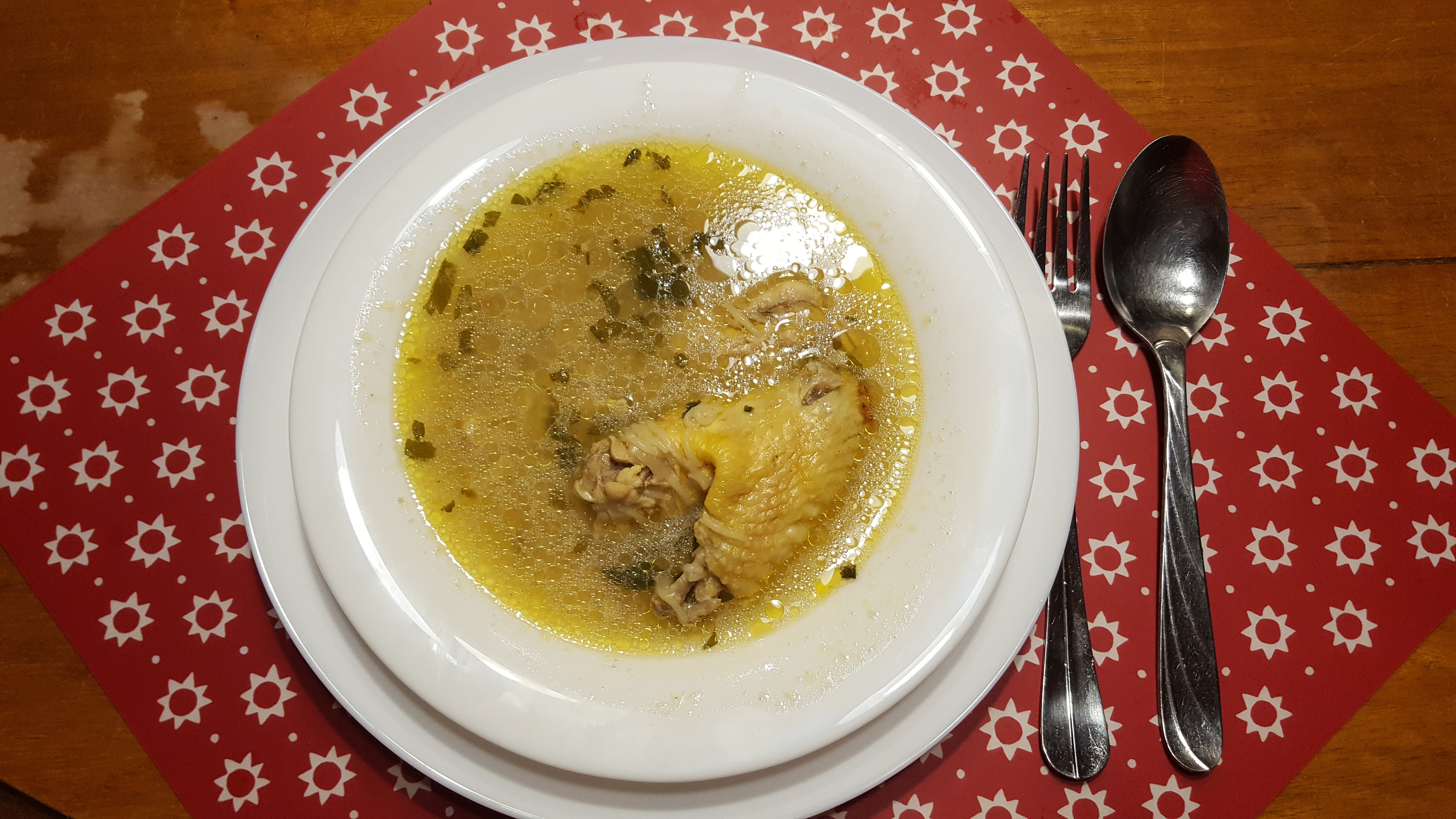 CHORBA BEIDA - SOUPE AU POULET