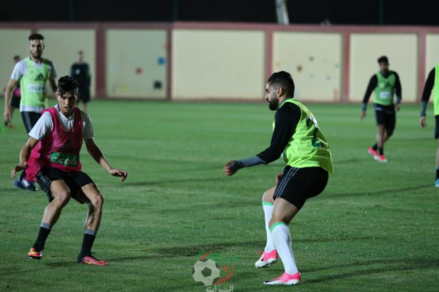 Dernier entrainement des Verts dans la soirée