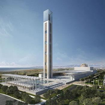 Polémique sur le choix du sol et des experts                                    GRANDE MOSQUEE D'ALGER