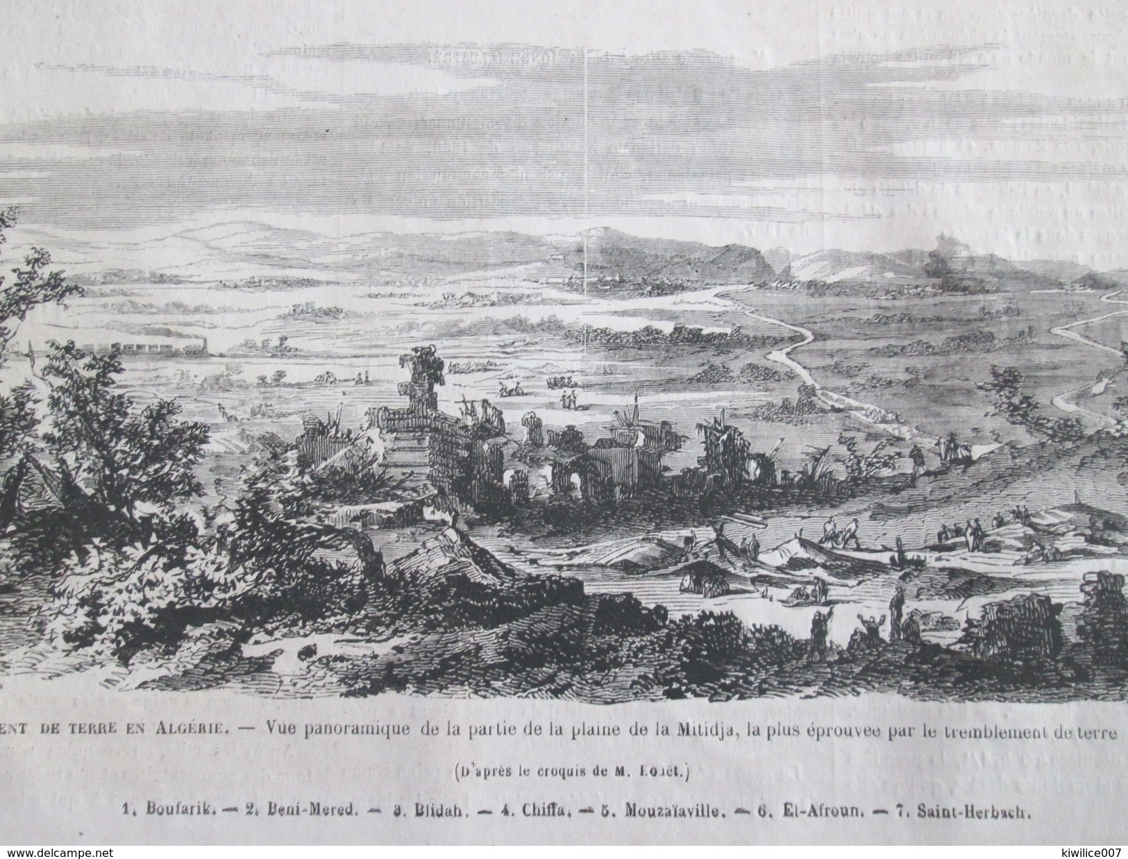 Le tremblement de terre de Blida 1825