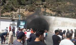 اندلاع حريق مهول داخل نفق في بجاية