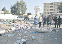 Ce matin/ Marché de Bachdjarah                                    Le grand coup de balai