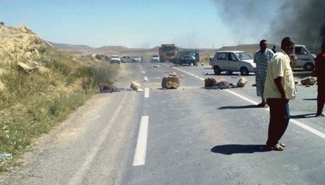 Khenchela : Les habitants de Aïn Djerboua protestent