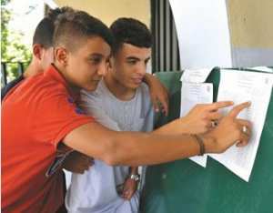 56,33% des candidats admis