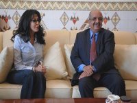 M. Messahel s'entretient avec la ministre déléguée française chargée de la Francophonie